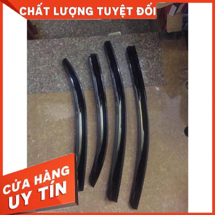 Bộ vè che mưa đen cao cấp cho xe Kia morning - phụ kiện bảo vệ, làm đẹp xe hơi Hàng Cao Cấp