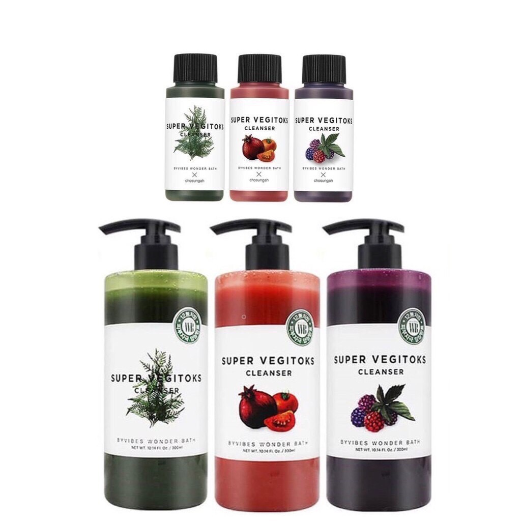 Sữa rửa mặt rau củ quả thải độc làm sạch  Super vegitoks cleanser Wonder bath | BigBuy360 - bigbuy360.vn