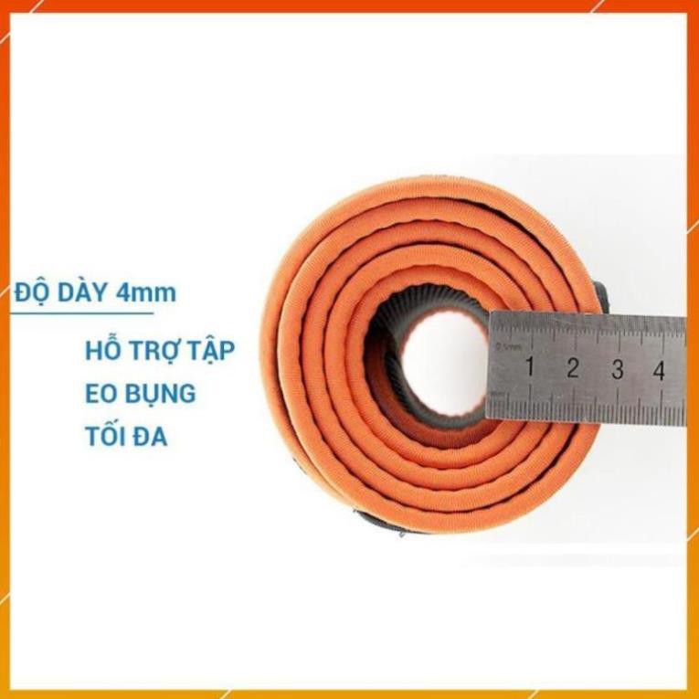 Đai cuốn nóng giảm mỡ bụng Aolikes AL 7980 bó nịt quấn giảm cân vòng 2 eo tập gym nâng tạ squat yoga thể hình nữ