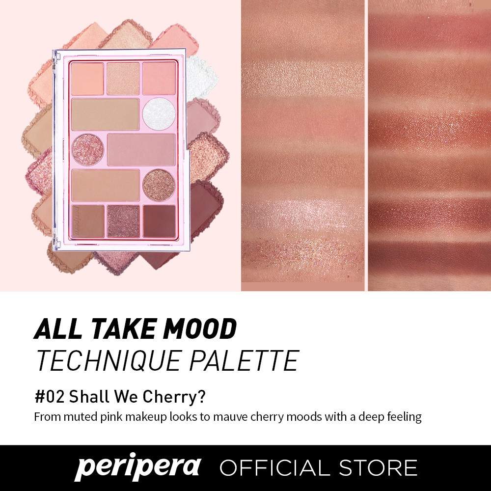Bảng màu mắt Peripera All Take Mood Technique Palette