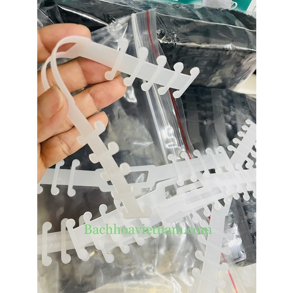 COMBO 10 cái Đai đeo|quai đeo|móc cài|thanh nhựa móc xương cá|đeo giữ khẩu trang|không đau tai|Khẩu trang