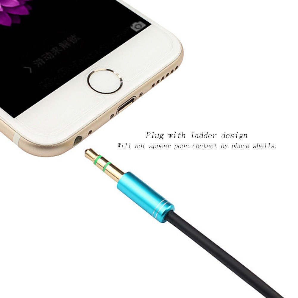 Long 3.5mm Stereo Audio Aux Headphone Extension Cable Cord Male to Female