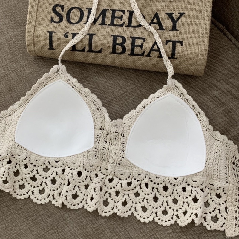 HH37- Sét Bikini Ren Quảng Châu Ba Món