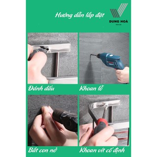 [INOXSUS304] Kệ thẳng đơn/2 tầng nhà tắm