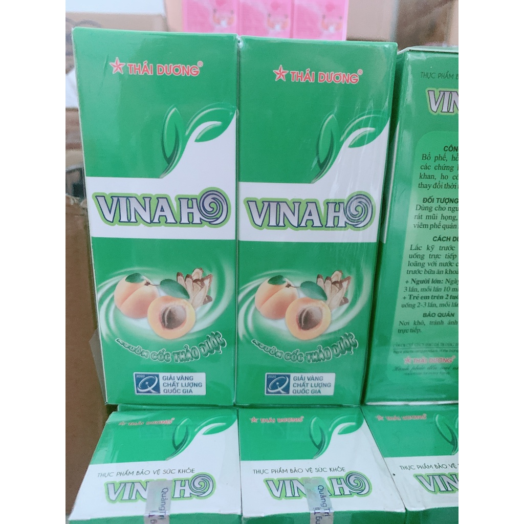 Siro VINAHO Sao Thái Dương chai 100ml - Bổ phế, hỗ trợ làm giảm các chứng ho