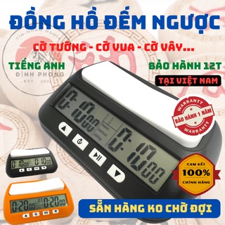 Đồng hồ thi đấu cờ tướng, cờ vua, cờ vây các loại tặng pin sử dụng 3 tháng bảo hành tại Việt Nam hàng có s