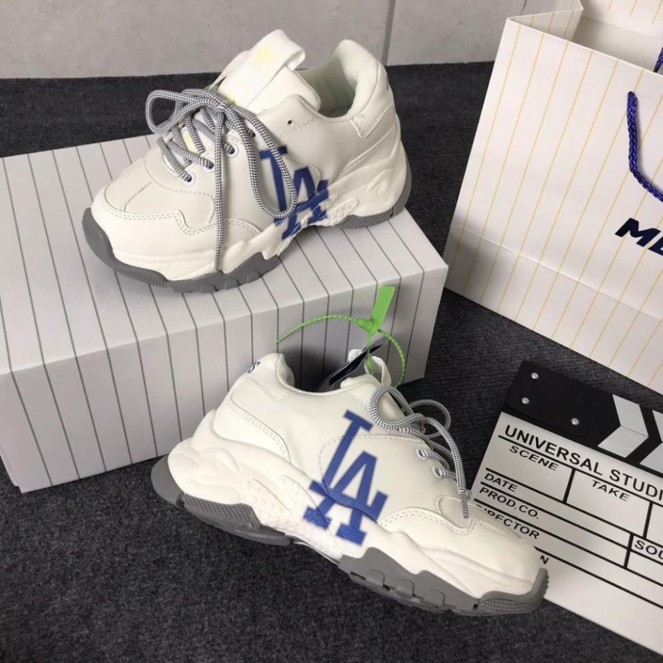 Giày Sneaker Mlb LA, Giày Thể Thao LA Da Bò Đế Cao Siêu Hot Siêu Xinh Full Size (36-43) - LuxurySneaker - Hàng mới về
