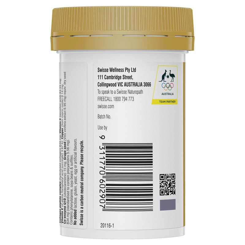 Viên uống đẹp da collagen Swisse Collagen Glow hộp 60 viên của Úc | BigBuy360 - bigbuy360.vn