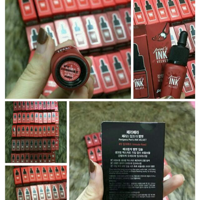 (Peripera Ink Velvet) Son ink auth #95k niêm yết Ly Huỳnh