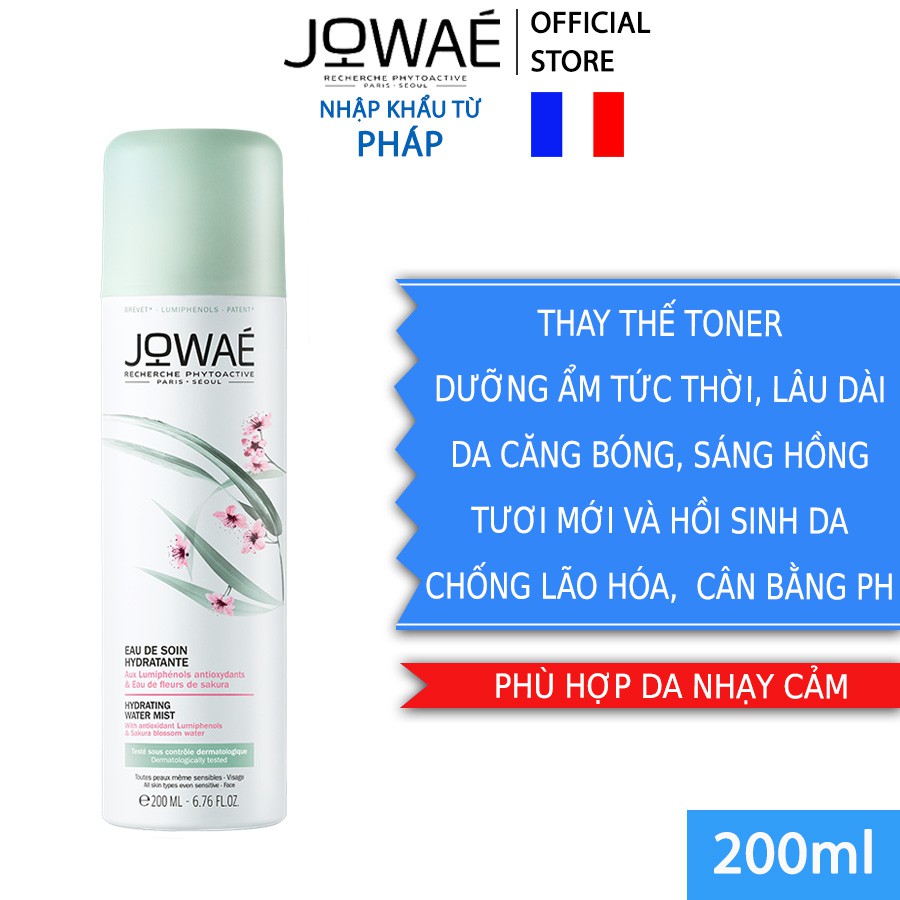 Xịt Khoáng Dưỡng Da Hoa Anh Đào JOWAE Cung Cấp Ẩm - Mỹ Phẩm Thiên Nhiên Nhập Khẩu Pháp 200ml