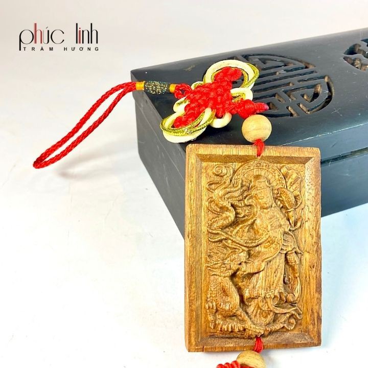 Treo Xe Ô Tô Phong Thủy Tượng Phật Trầm Hương PHÚC LINH