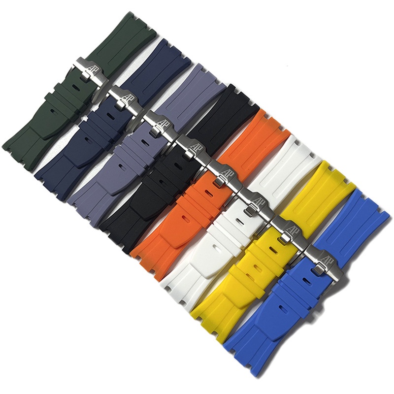 Dây Đeo Đồng Hồ Bằng Cao Su silicone Mềm 15703 28mm Nhiều Màu Tùy Chọn logo Audemars Và Piguet
