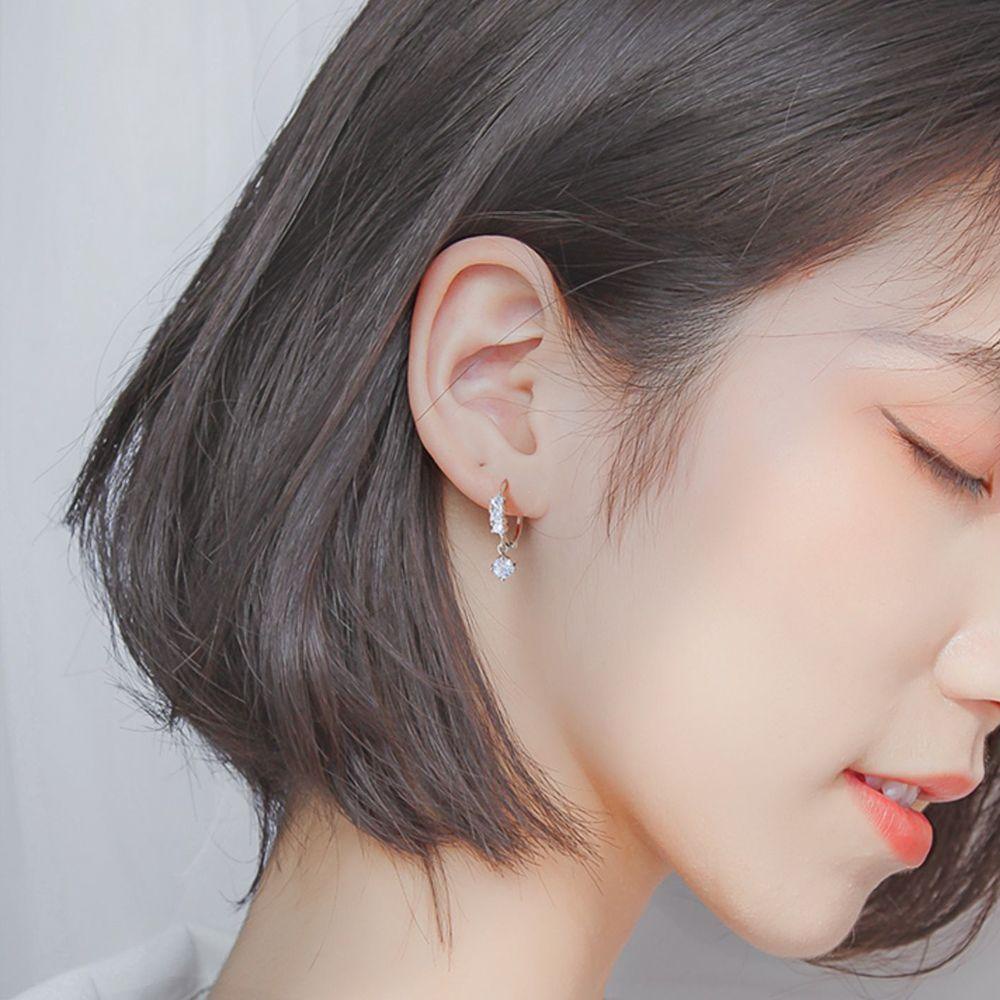 Khuyên Tai Tròn Nhỏ Xinh Thời Trang Dự Tiệc Cho Bạn Gái