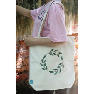 Túi tote đeo vai thêu tay, túi vải thêu