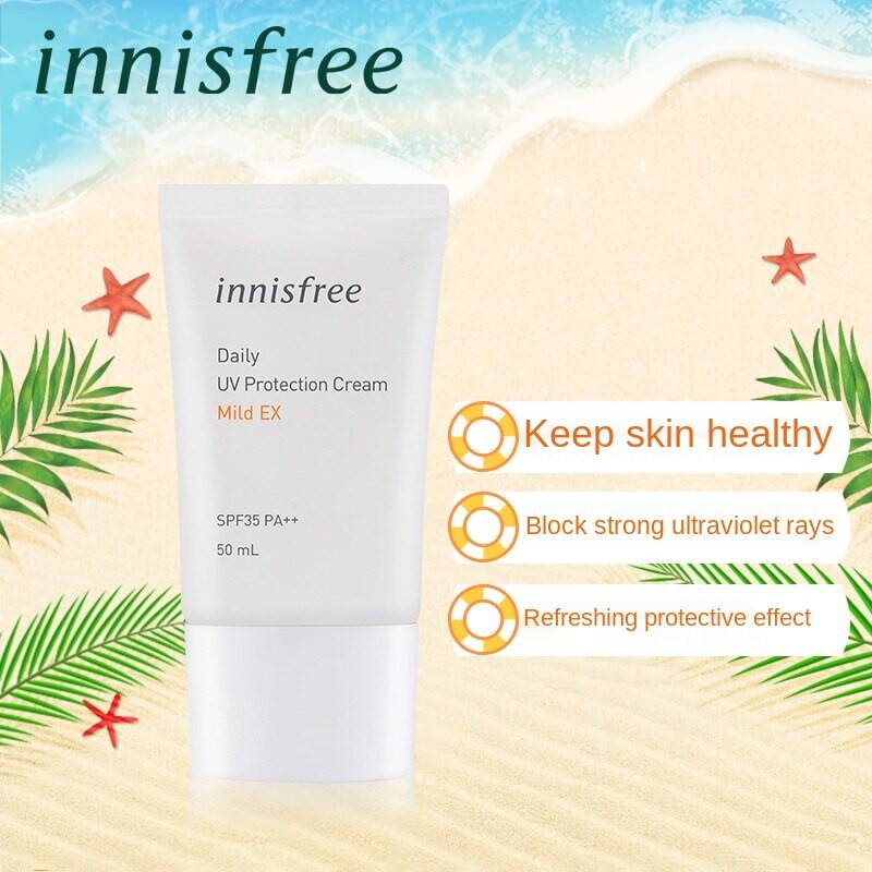 (Hàng Mới Về) Kem Chống Nắng Innisfree Dưỡng Ẩm Kiềm Dầu Chống Nắng Sunscreen Spf50