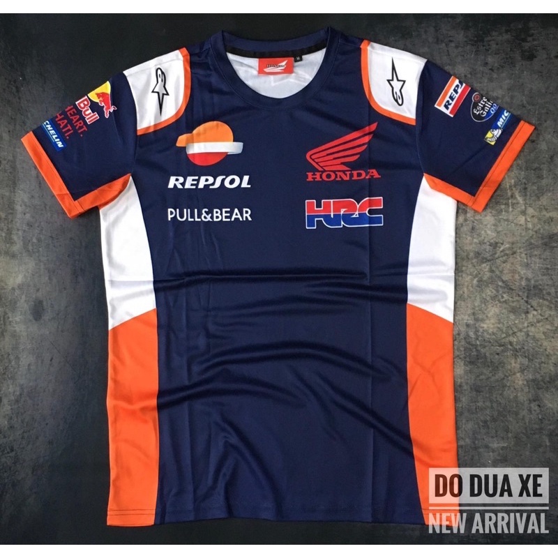 Áo thun đua xe Moto GP_Honda