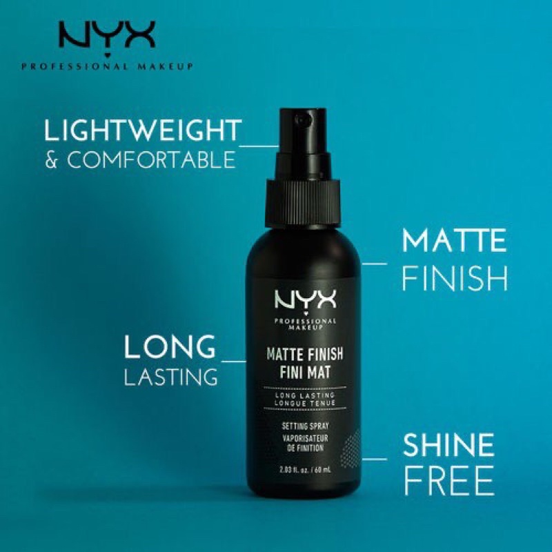 Xịt khoá lớp trang điểm Nyx Professional Make up