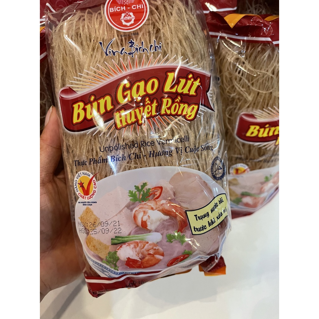 BÚN GẠO LỨT HUYẾT RỒNG BÍCH CHI GÓI 200GRAM