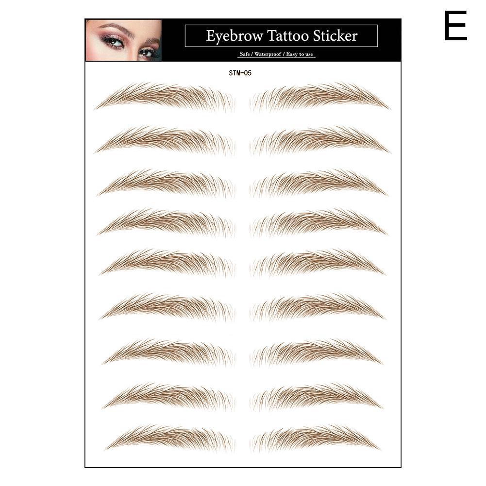 Bộ 9 / 10 Nhãn Dán Hình Xăm Lông Mày 6d Chống Nước Lâu Trôi Z6N7 | BigBuy360 - bigbuy360.vn