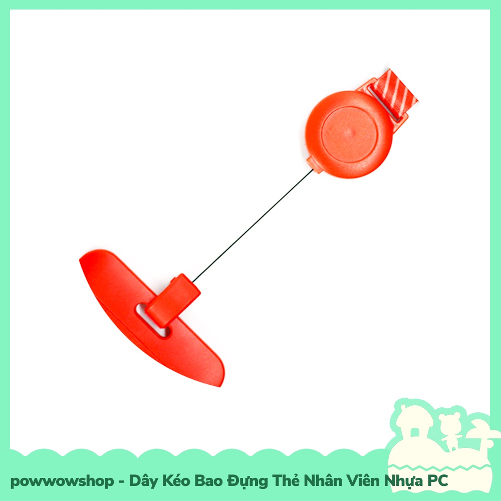 [Sẵn VN - Hỏa Tốc] Dây Vải Kéo Kèm Bao Đựng Thẻ Nhân Viên Nhựa PC Phong Cách Đơn Sắc Simple Color