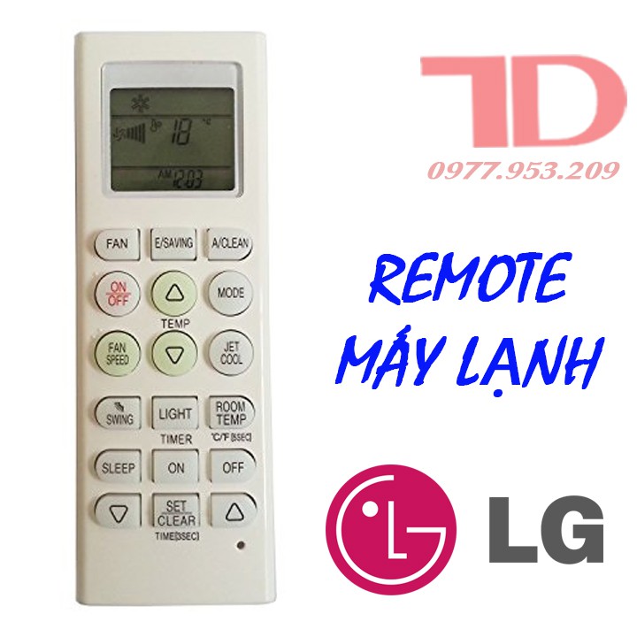 Remote máy lạnh LG Inverter 1 chiều