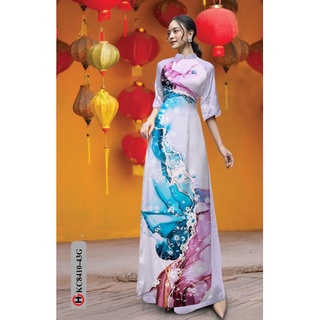 Vải áo dài 3d