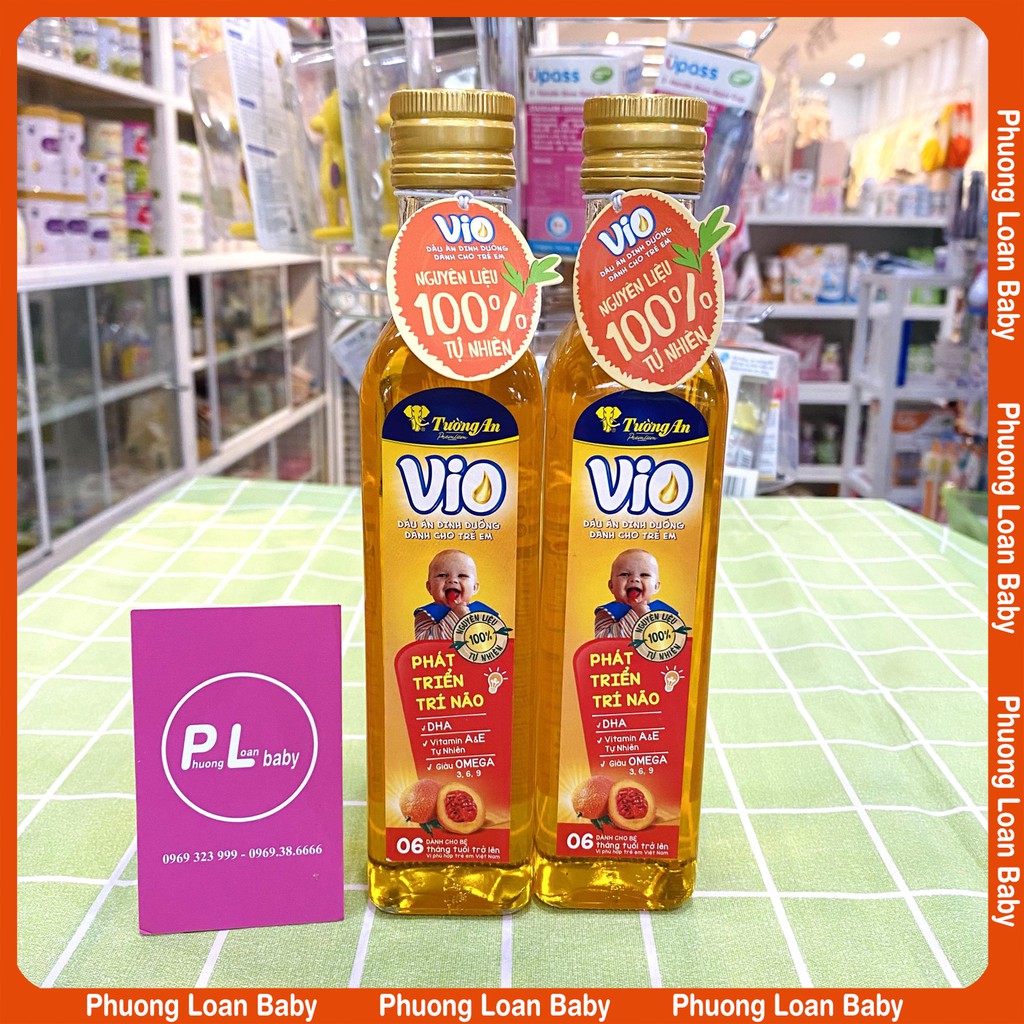 Dầu ăn dinh dưỡng VIO Tường An cho bé từ 6 tháng 250ml