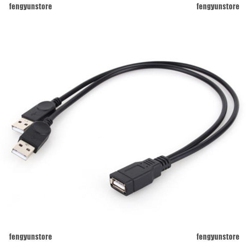 Cáp truyền dữ liệu đầu USB 2.0 1 đầu cái sang 2 đầu đực