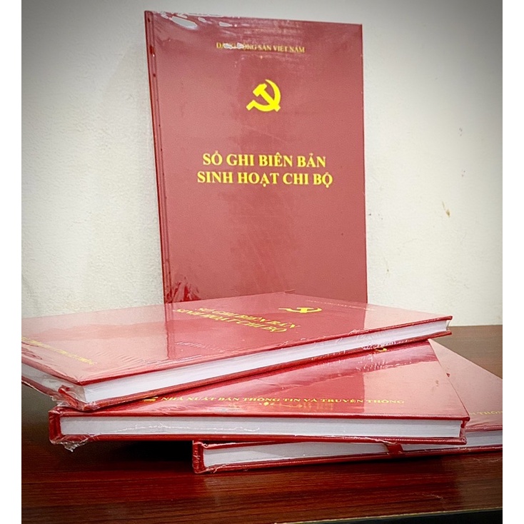 Sổ Ghi Biên Bản Sinh Hoạt Chi Bộ - 2023