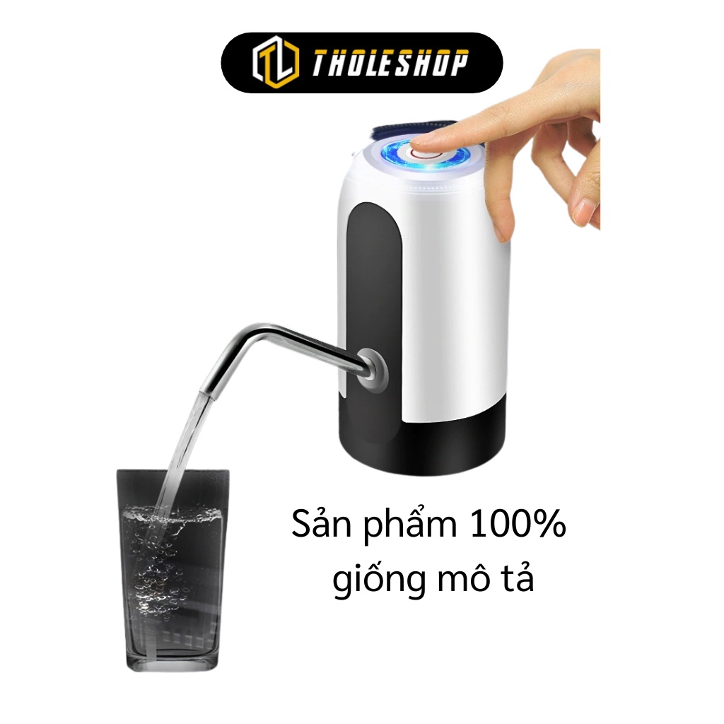 Bình Bơm Nước - Vòi Bơm Hút Nước Tự Động Mini Đầu Sạc USB, Chịu Nhiệt Tốt 6080