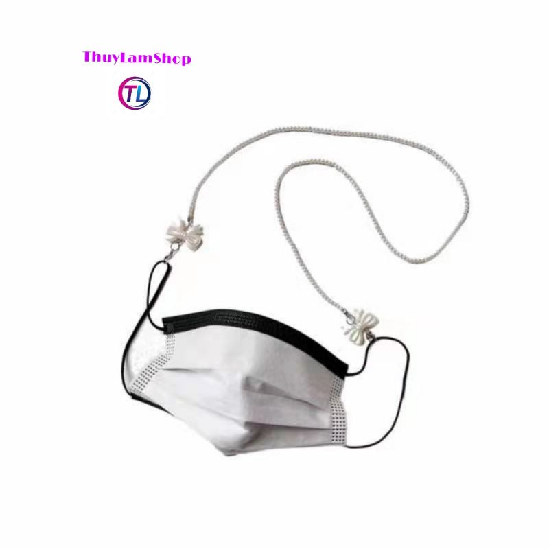 Dây đeo trang trí khẩu trang/kính mắt gắng hoa chống trượt rơi tiện lơi thời trang xinh xinh