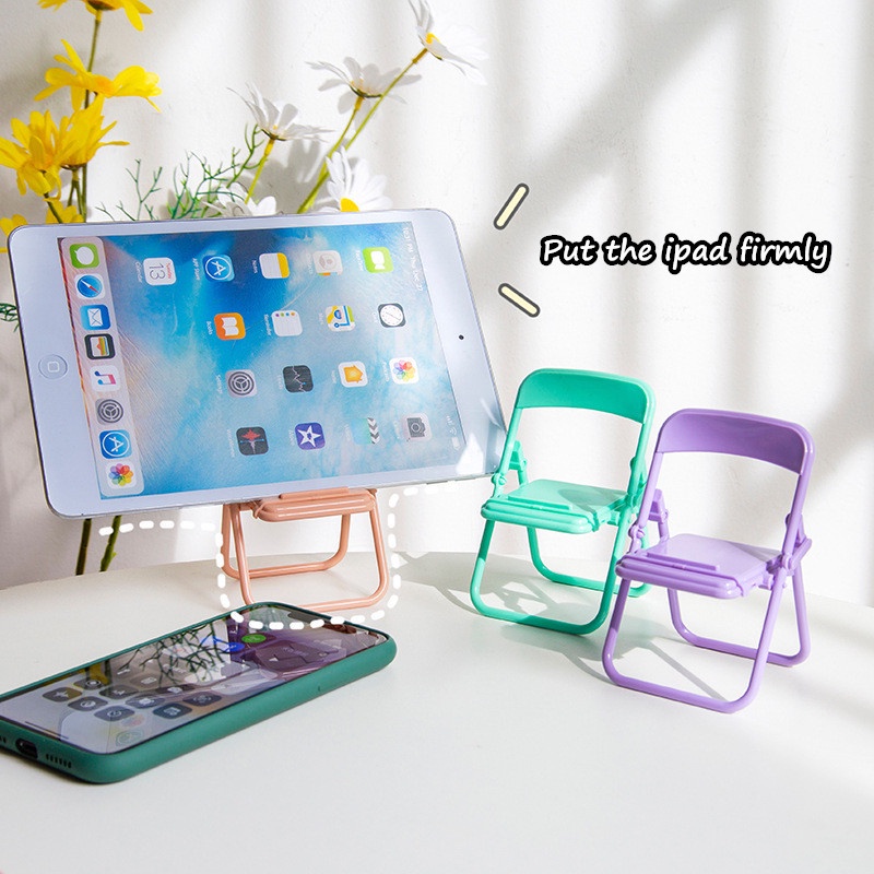 ✨✨Giá đỡ điện thoại để bàn thiết kế hình chiếc ghế dễ thương tiện lợi