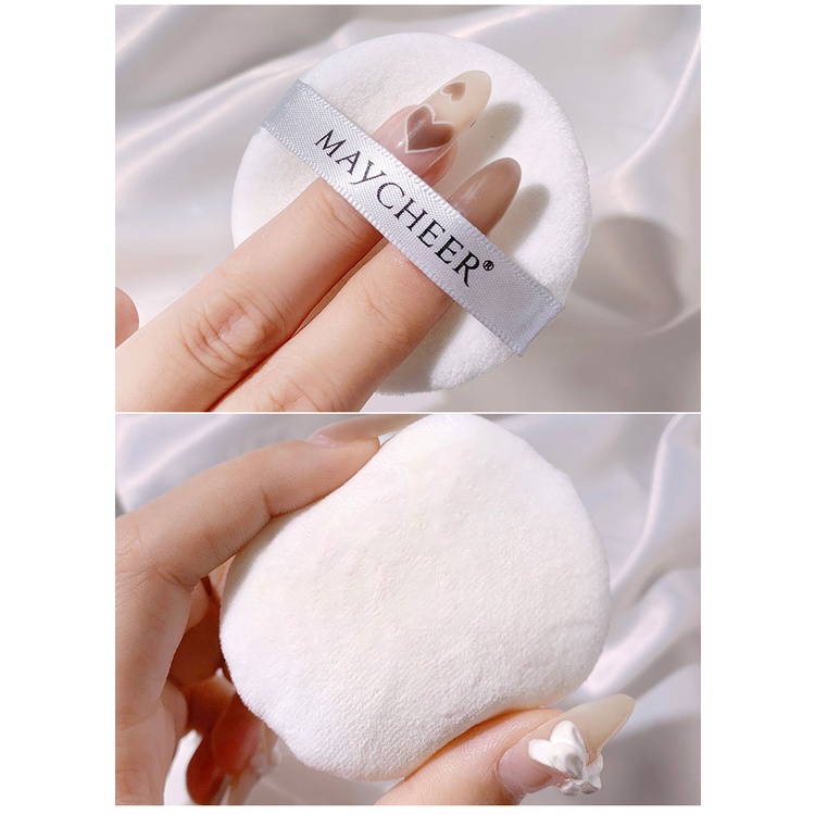 Phấn phủ nội địa Trung dạng bột Maycheer màu ngọc trai 12g, Phấn phủ che khuyết điểm Maycheer kiểm soát dầu