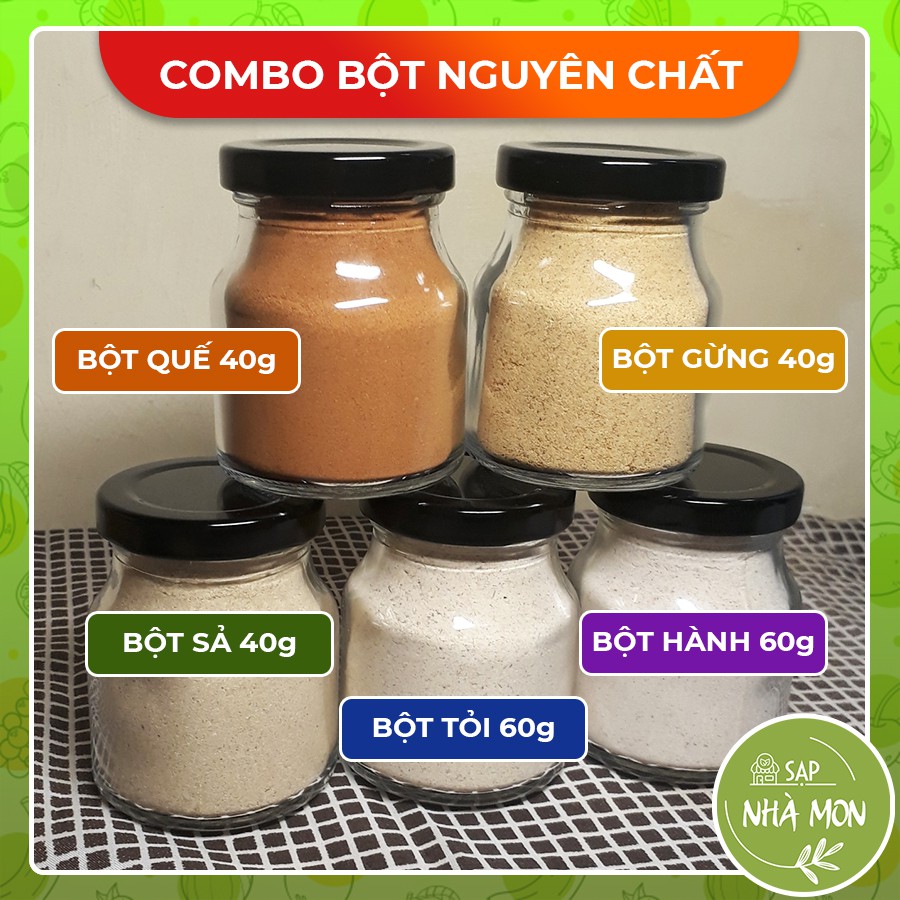 40g - Bột Sả Nguyên Chất Sấy Khô Dùng Tẩm Ướp Thức Ăn - Bột Sả Ngon Loại 1