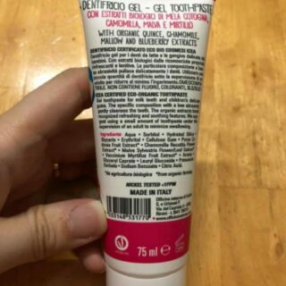 Kem đánh răng hữu cơ trẻ em Birrico 75ml