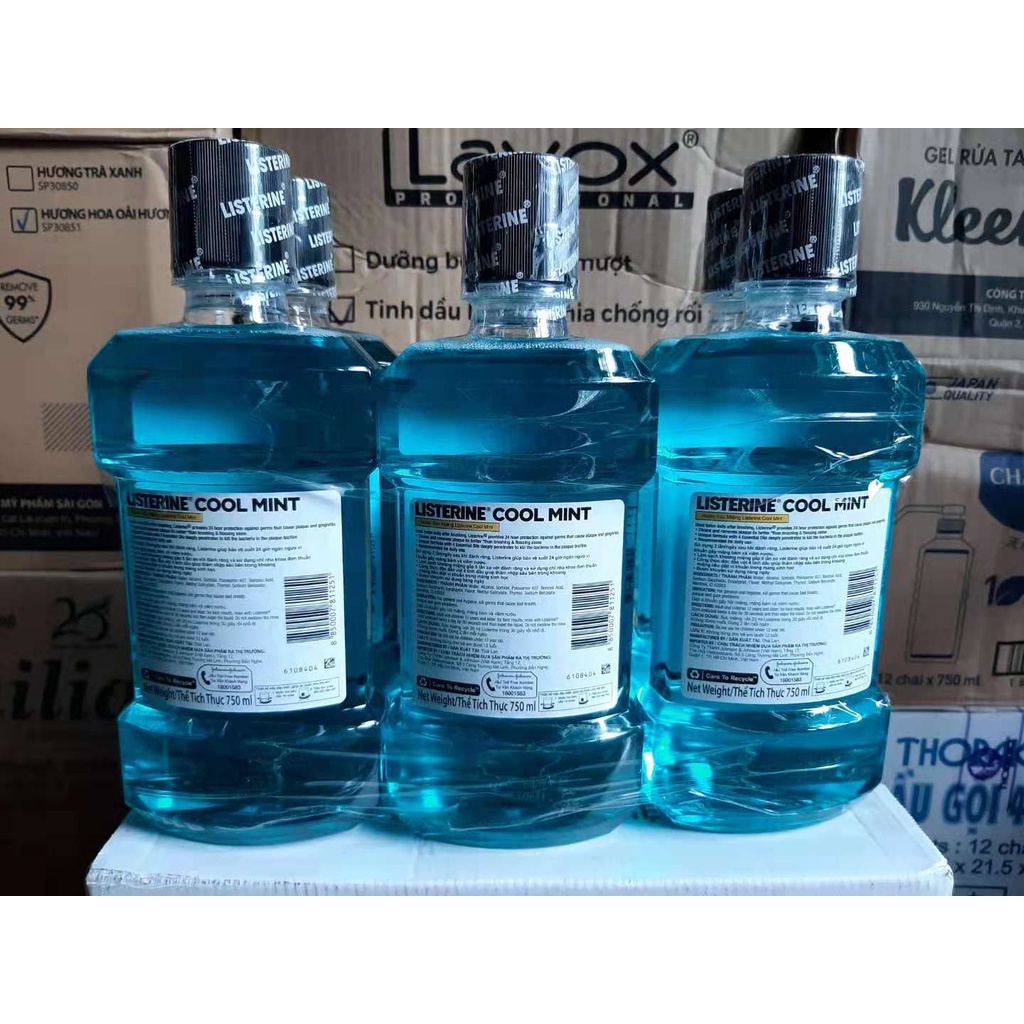 Nước Súc Miệng Listerine 750ml