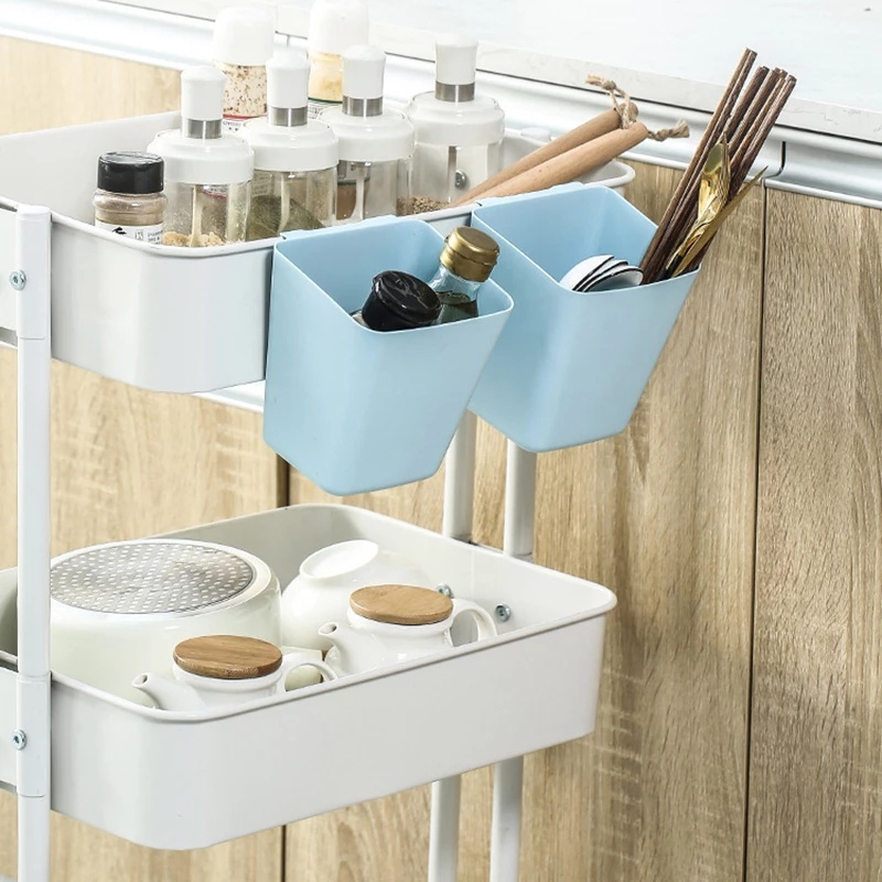 Thùng rác nhựa treo lưng tủ bếp tiện lợi