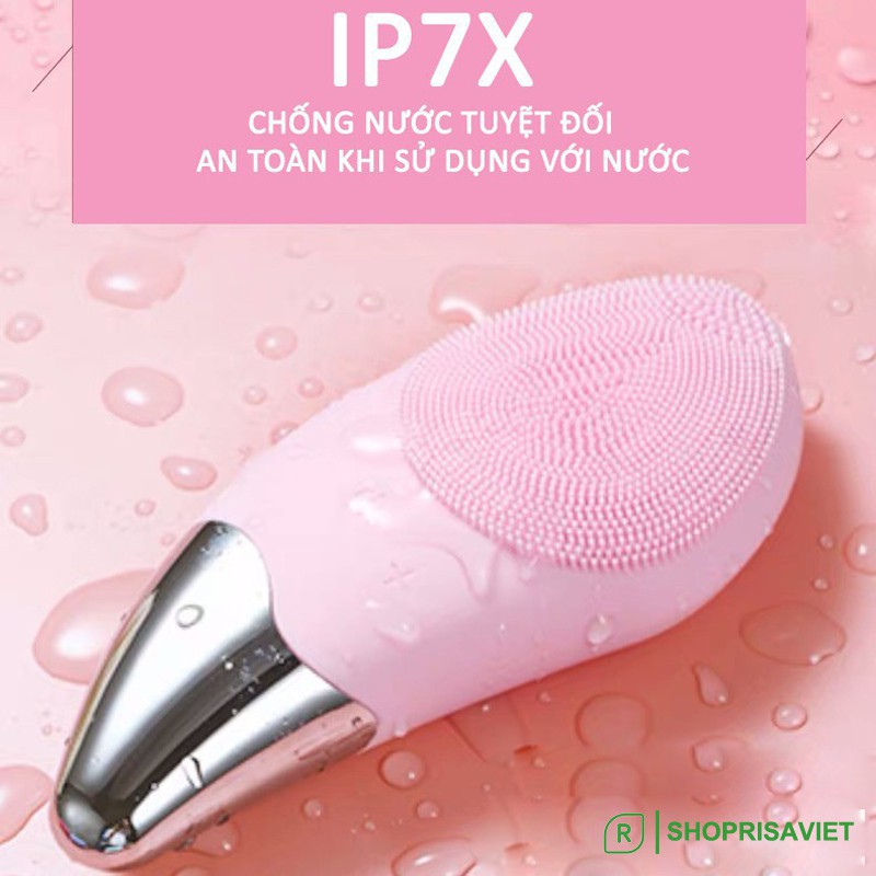 Máy Rửa Mặt Siêu Âm AIKEDILI SONIC FACIAL BRUSH - Tích Hợp 3 Công Nghệ Làm Đẹp - Sạc USB - Chống Nước Tuyệt Đối | BigBuy360 - bigbuy360.vn