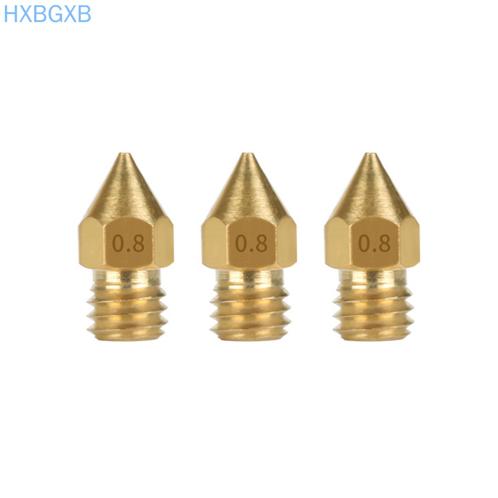 Set 10 Đầu Phun Mk8 Bằng Đồng Cho Máy In 3d Cr 10, 3mm / 0.8mm