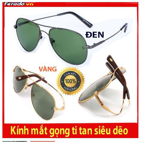 ❌GIÁ SỐC❌MẮT KÍNH RAYBAN GỌNG TITAN SIÊU DẺO TRÒNG THỦY TINH CHỐNG TIA UV400 | BigBuy360 - bigbuy360.vn