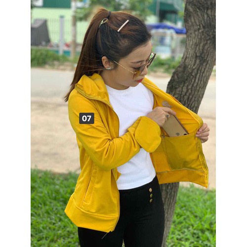 ÁO KHOÁC NỮ CHỐNG NẮNG CAO CẤP, CÓ TÚI TRONG VẢI COTTON MỊN MÁT- AOKHOACNU212