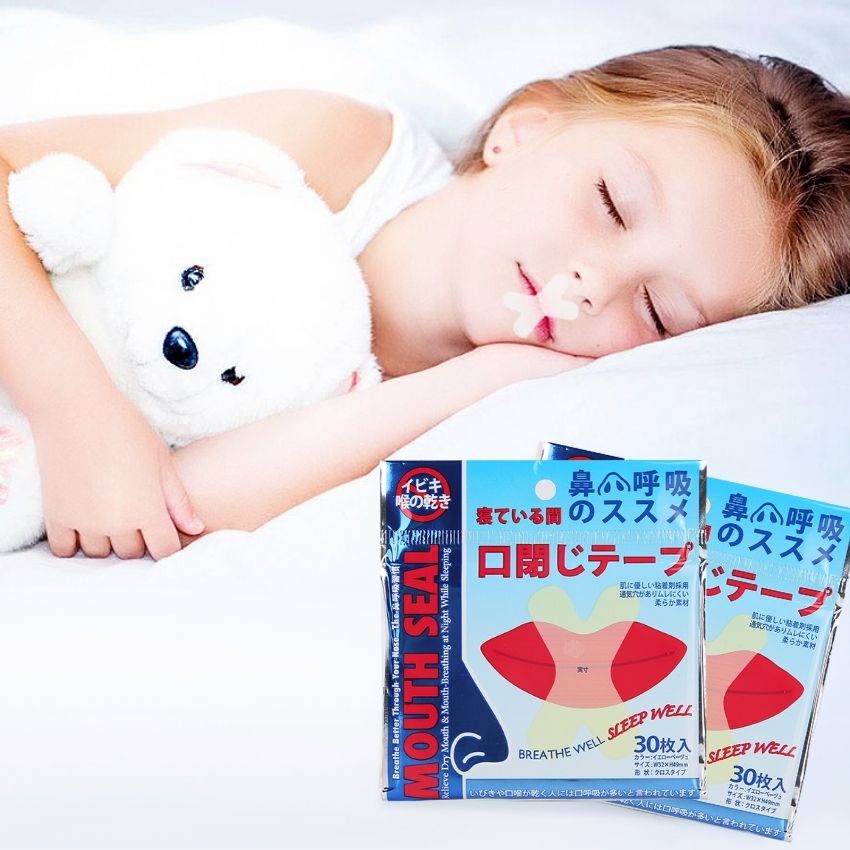 Gói 30 Miếng Dán Chống Ngáy Ngủ Mouth Seal M1, Miếng Dán Chống Hở Miệng Khi Ngủ Dành Cho Nam Và Nữ Dùng Được Cho Trẻ Em