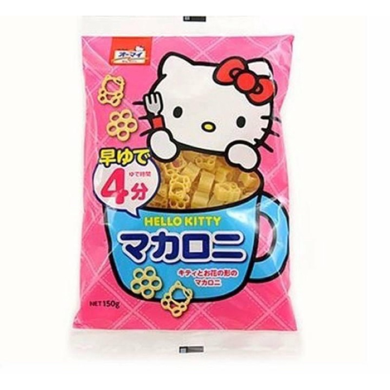 Mì nui Hello kitty cho bé ăn dặm túi 150gr [nội địa Nhật]