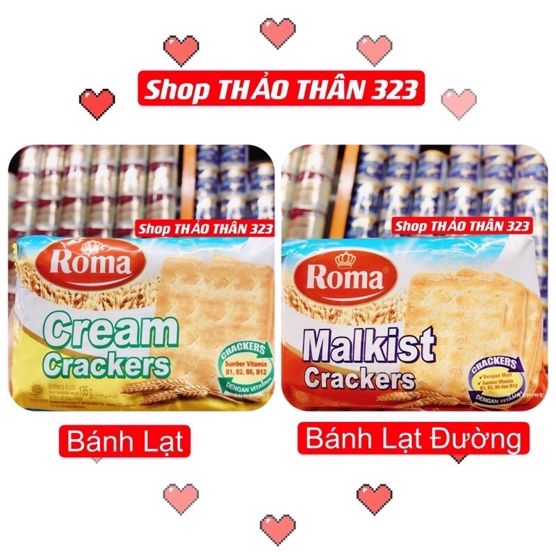 Date T12/2022-BÁNH QUY ROMA MALKIST CRACKERS 135g.