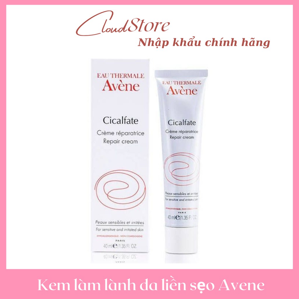 Kem làm lành da liền sẹo Avene Cicalfate Repair Cream