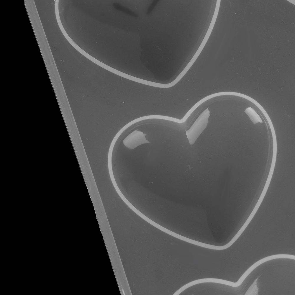 Khuôn silicon 9 ngăn làm mặt dây chuyền hình trái tim | BigBuy360 - bigbuy360.vn