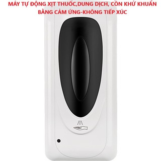 Máy tự động xịt cồn,thuốc khử khuẩn bằng cảm ứng
