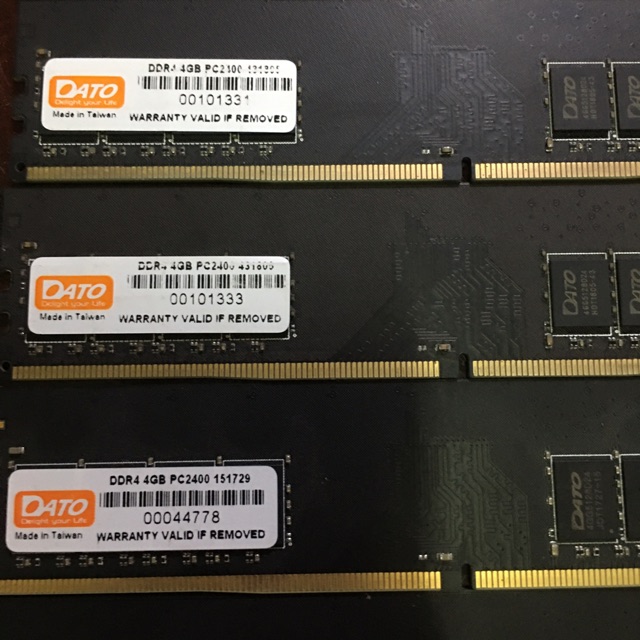 DDR4 Ram 4G PC - Bus 2400 Hiệu Dato - Vi Tính Bắc Hải