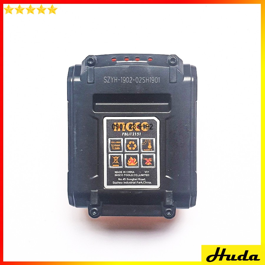 Pin Lithium 12V 1.5Ah Ingco FBLI12151  JKL