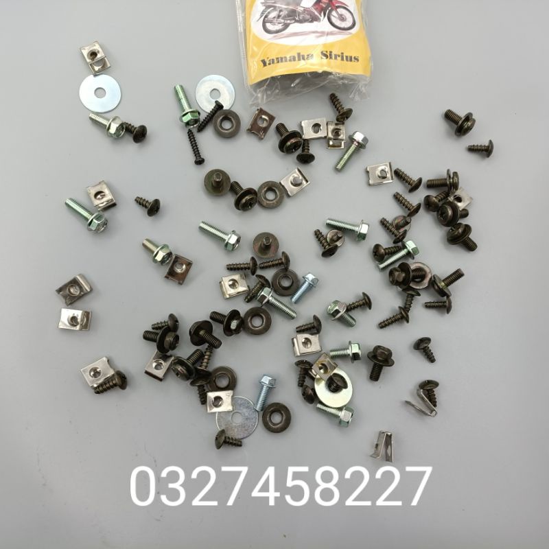 Bộ ốc vít bắt nhựa dàn áo xe Sirius